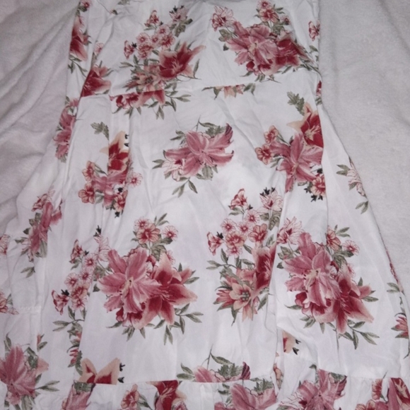Rue21 Floral Midi Dress - Pink and White - Picture 4 of 11